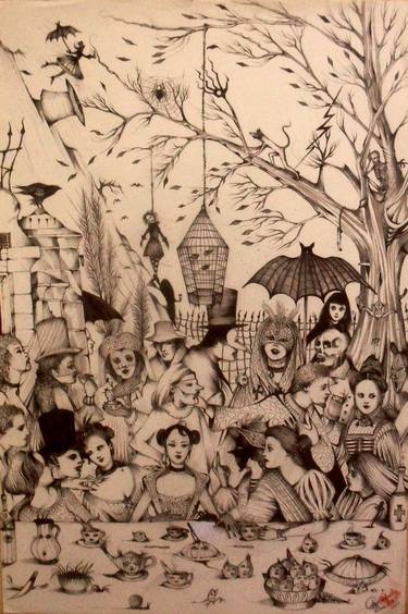 Print of Surrealism Fantasy Drawings by John Dicandia