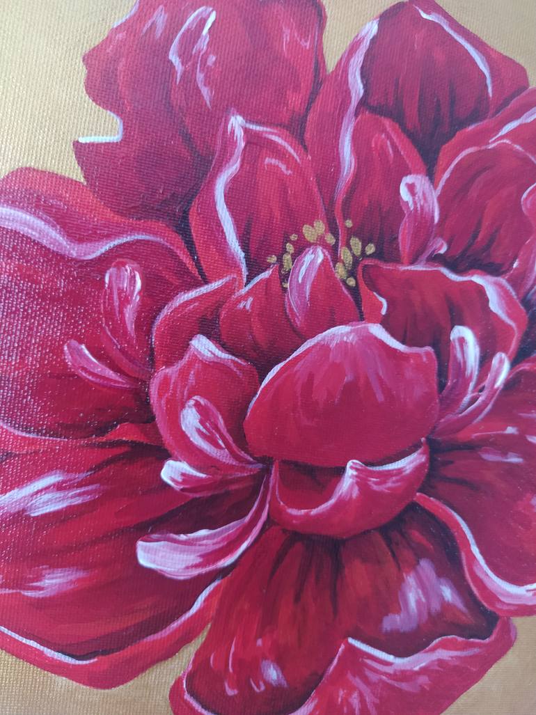 Original Realism Floral Painting by Anastasia Fassakhova