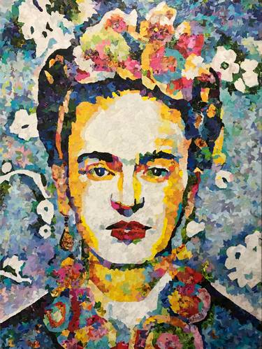 Original Impressionism Celebrity Collage by Cheryl Hicks