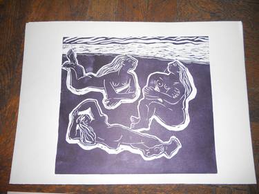 Print of Nude Printmaking by Ksenija Kovacevic