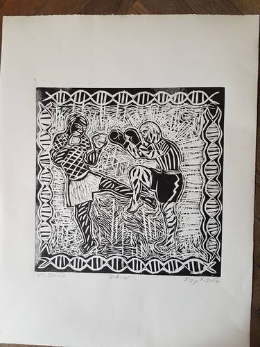 Print of Men Printmaking by Ksenija Kovacevic