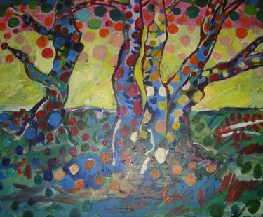 Original Expressionism Nature Paintings by Ksenija Kovacevic
