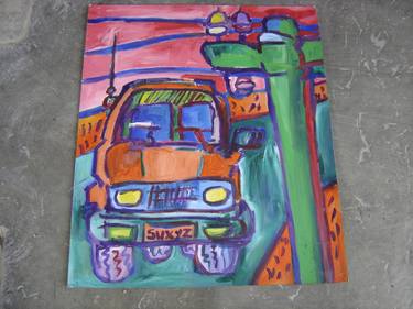 Original Expressionism Transportation Paintings by Ksenija Kovacevic