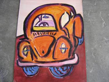 Original Expressionism Transportation Paintings by Ksenija Kovacevic