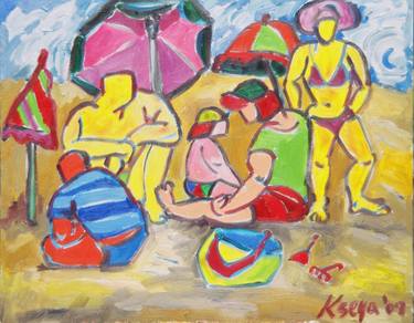 Print of Expressionism People Paintings by Ksenija Kovacevic