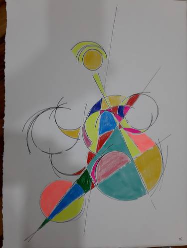 Original Abstract Expressionism Abstract Drawings by Ksenija Kovacevic