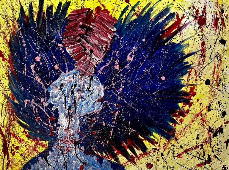 Original Abstract Painting by Hansa Sethi | Abstract Expressionism Art on Canvas | Gonna Eat You