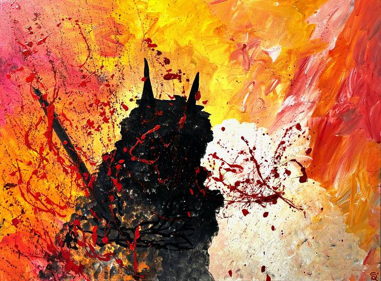 Original Abstract Painting by Hansa Sethi | Abstract Expressionism Art on Canvas | My Bad