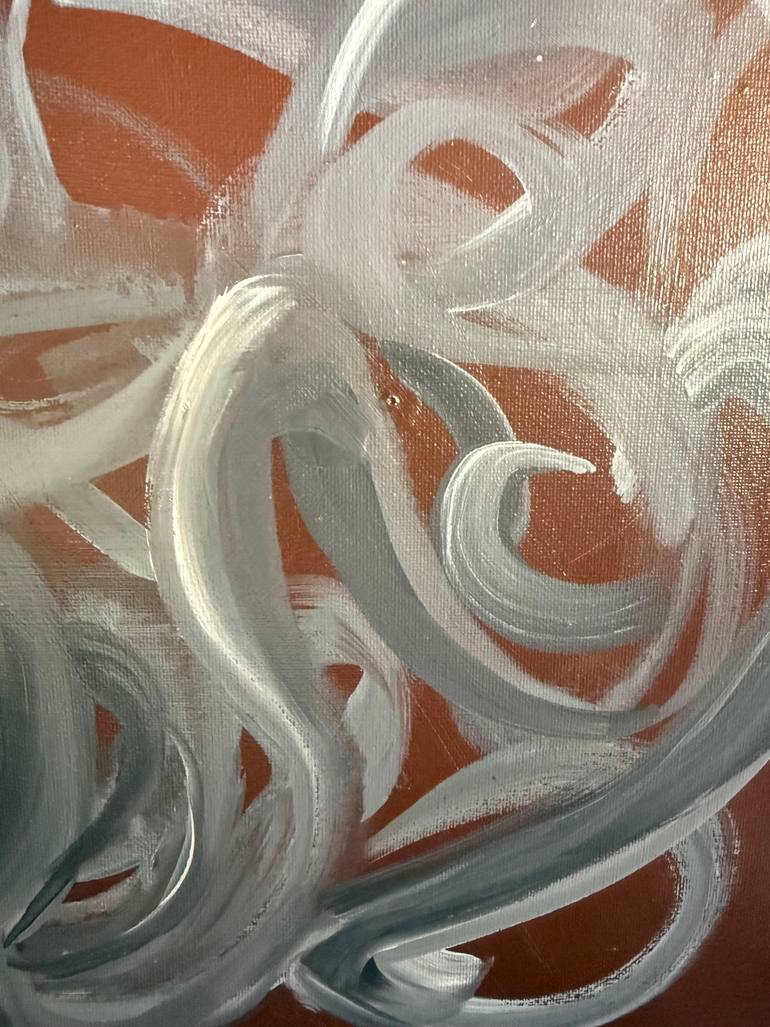 Original Abstract Expressionism Abstract Painting by Linda Riseley