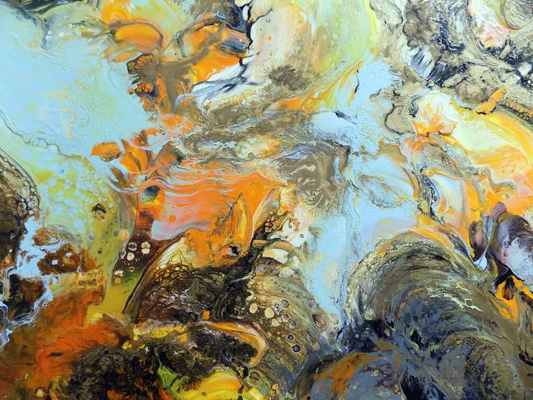 Original Contemporary Abstract Painting by Areti Ampi