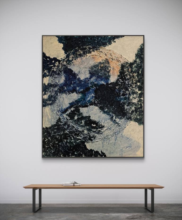 Original Art Deco Abstract Painting by Xon Studio