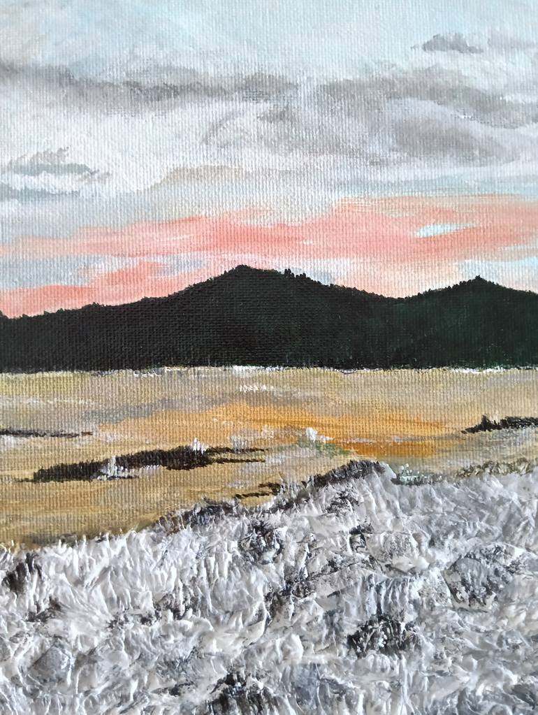Original Abstract Expressionism Landscape Painting by Mayumi Miyoshi