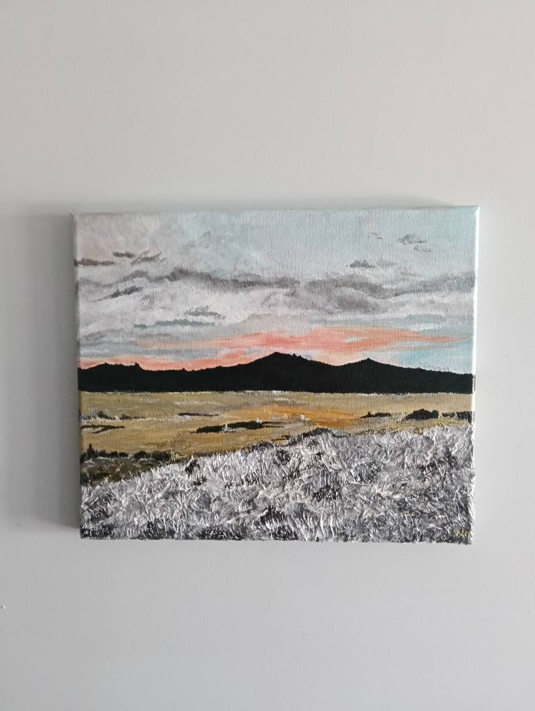 Original Abstract Expressionism Landscape Painting by Mayumi Miyoshi