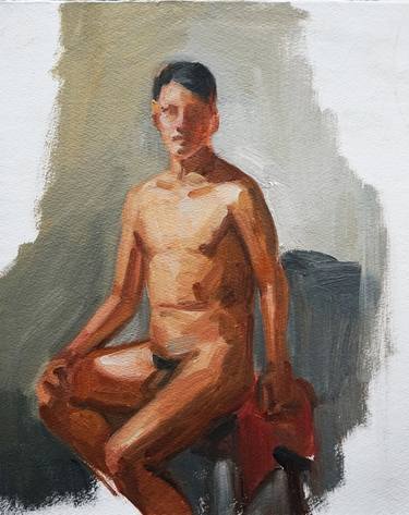 Original Nude Paintings by Yu Zhang