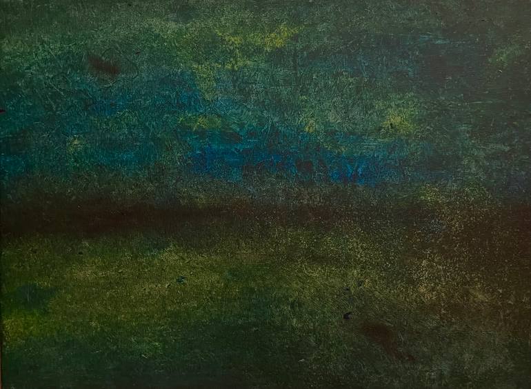 Original Abstract Painting by E H Lake | Abstract Art on Canvas | Loved The Stars Too Fondly -