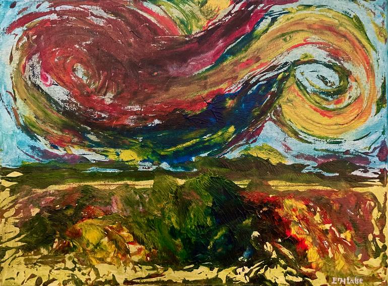 Original Abstract Painting by E H Lake | Abstract Art on Canvas | Never Heard The Melody Until -