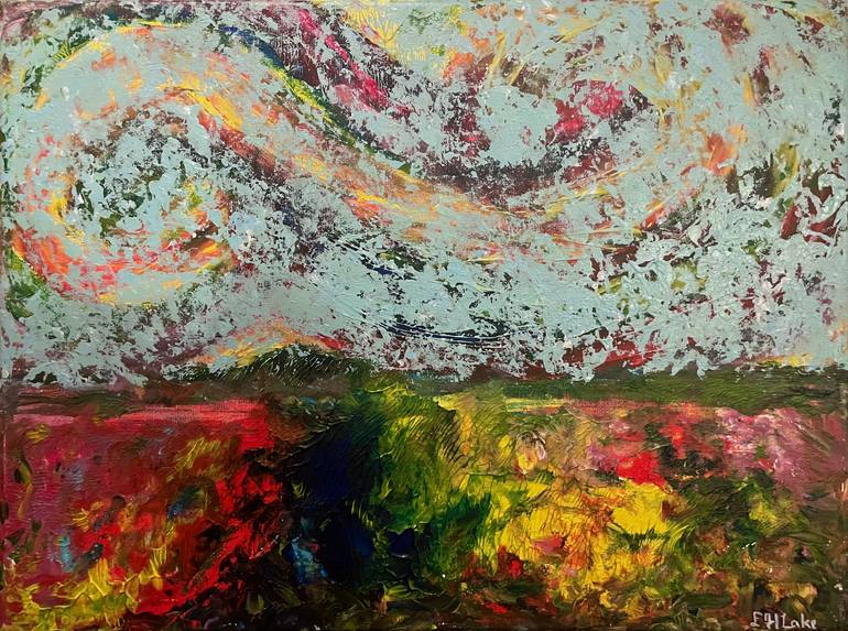 Original Abstract Painting by E H Lake | Abstract Art on Canvas | Take The Dream With You -
