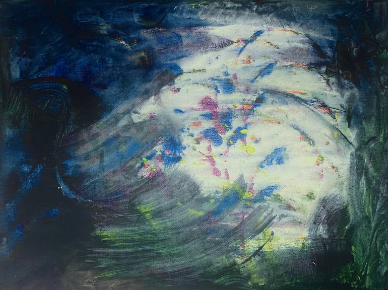 Original Abstract Painting by E H Lake | Abstract Art on Canvas | You Are The Ocean -