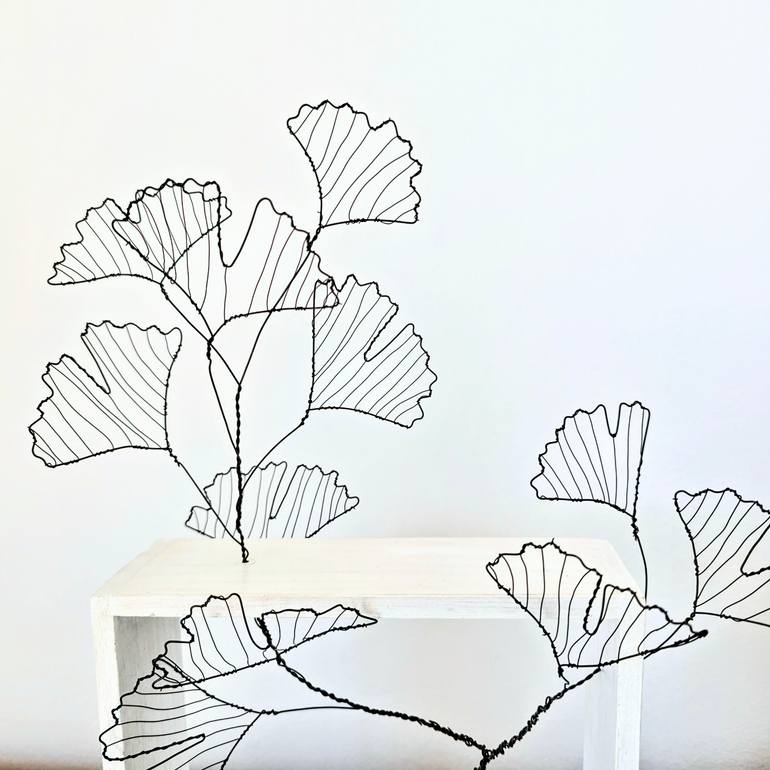 Original Contemporary Botanic Sculpture by Helen Yakupava