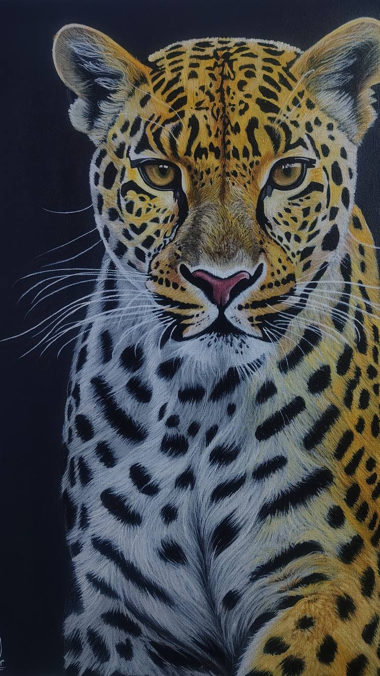 Original Minimalism Animal Painting by Anushka Gaur
