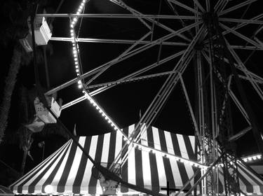 Night Ferris Wheel After They've Gone - Prints available thumb