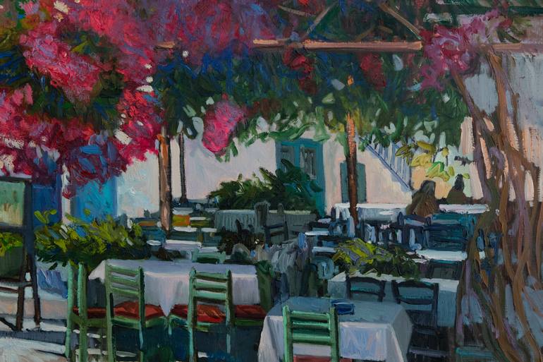 Original Impressionism Landscape Painting by Nargiz Guliyeva