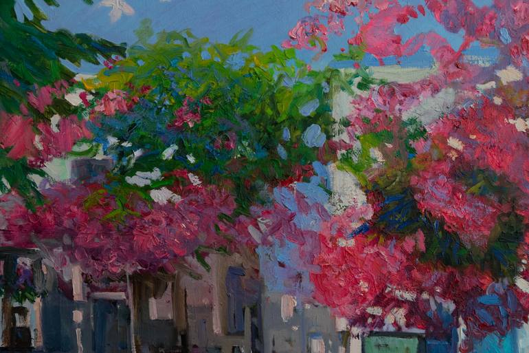Original Impressionism Landscape Painting by Nargiz Guliyeva