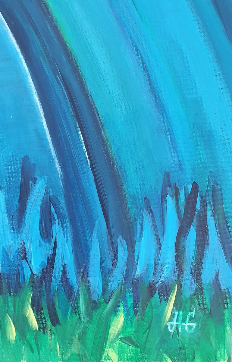 Original Abstract Animal Painting by Galyna Antonenko