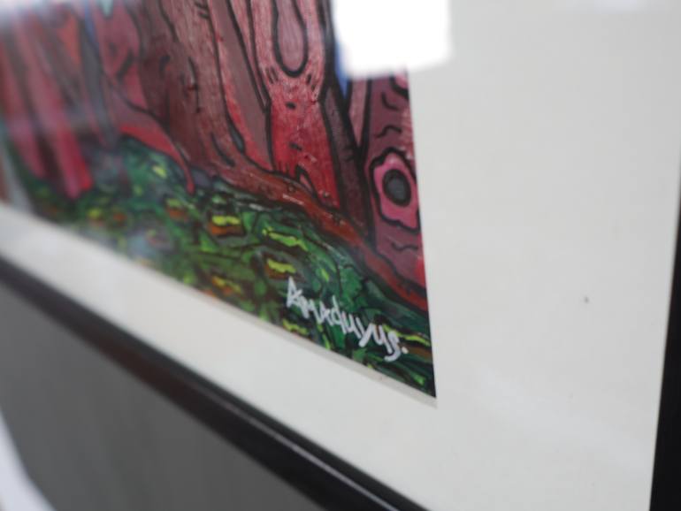 Original Abstract Religion Painting by Amaduyus Amadujus