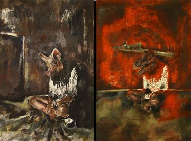 Original Expressionism Animal Paintings by Isotta Reichenbach