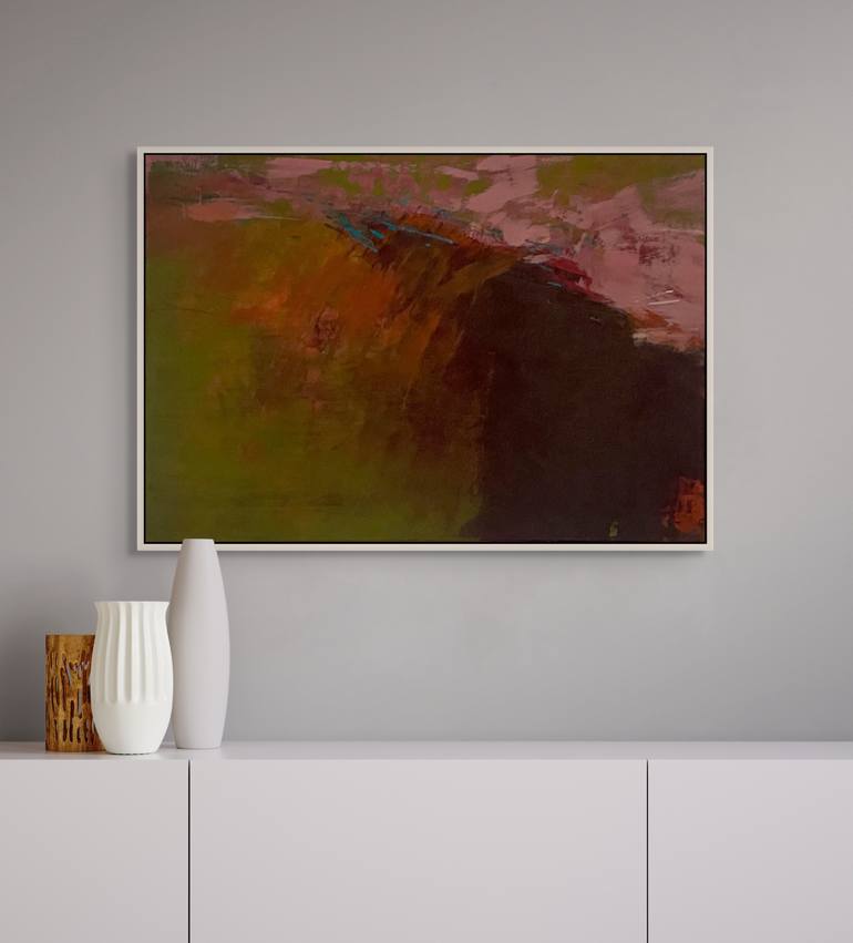Original Conceptual Abstract Painting by Karin Reiter