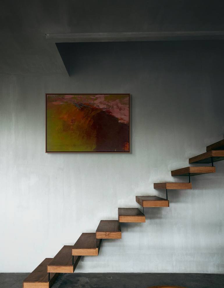 Original Conceptual Abstract Painting by Karin Reiter