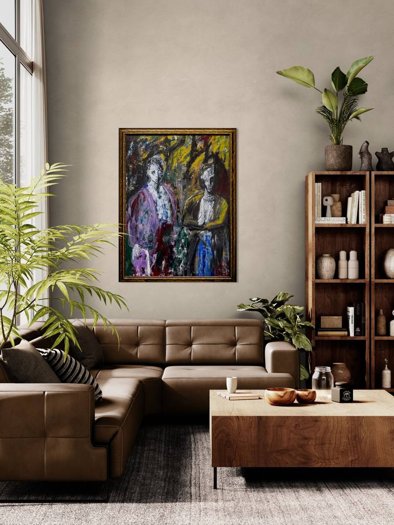 Original Abstract Expressionism Abstract Painting by Kubilay Turhan