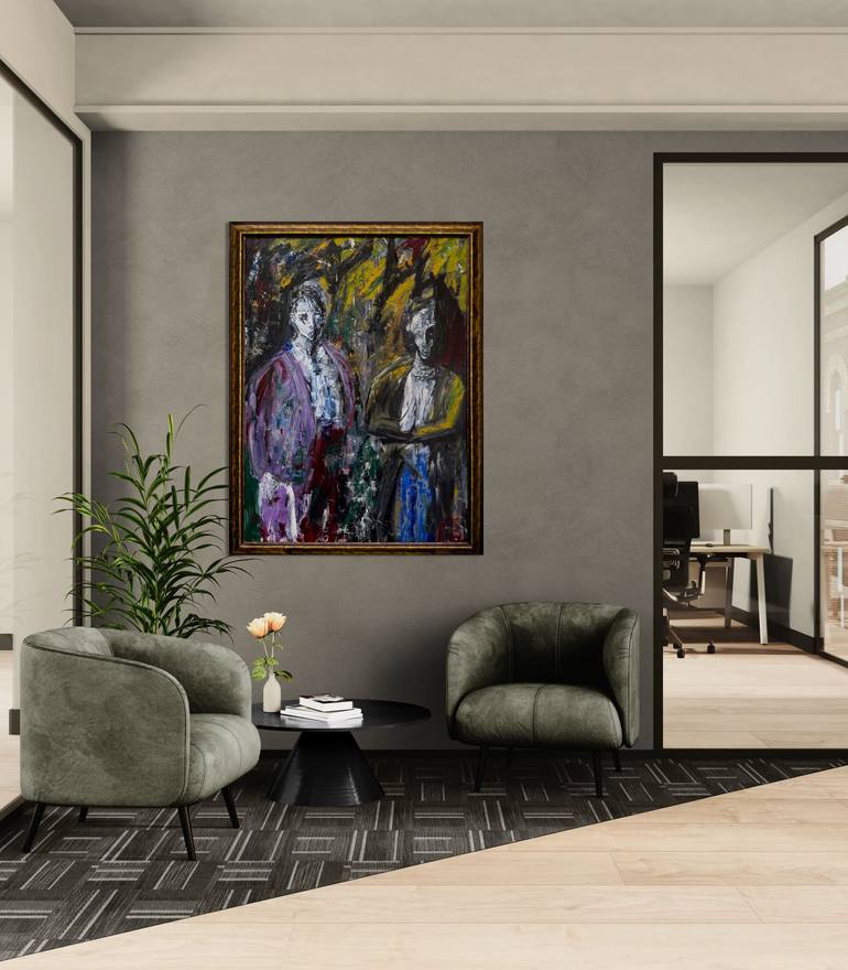 Original Abstract Expressionism Abstract Painting by Kubilay Turhan