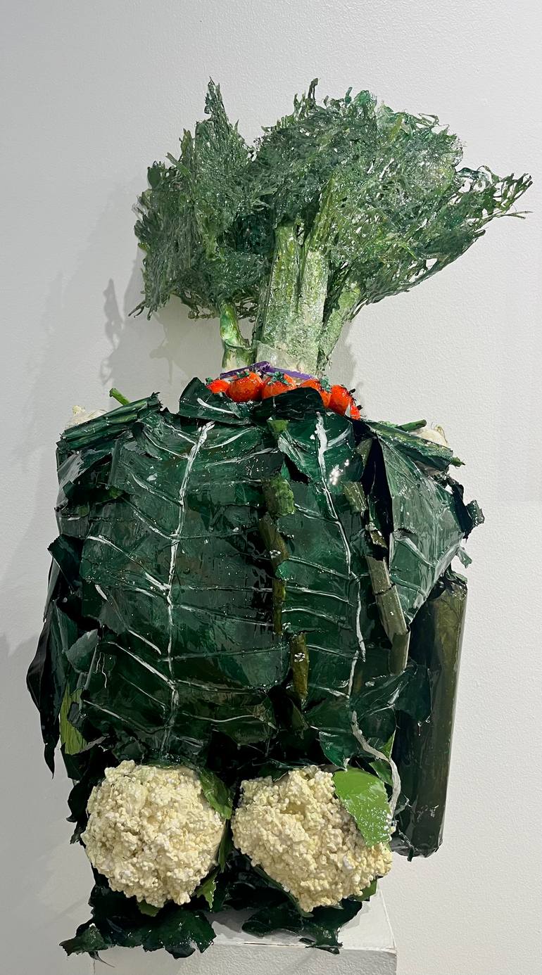 Original Abstract Food & Drink Sculpture by Diane Gelman