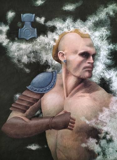 Original Contemporary Classical Mythology Painting by Fabiola Bonghi