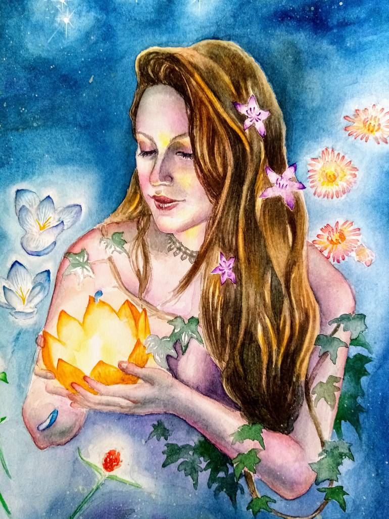 Original Figurative People Painting by Fabiola Bonghi