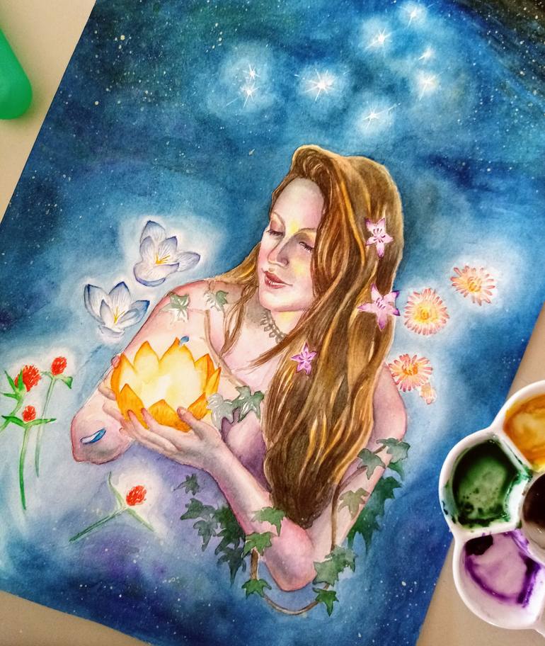 Original Figurative People Painting by Fabiola Bonghi