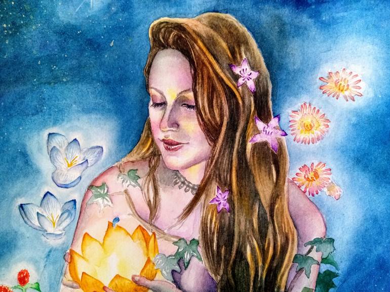 Original Figurative People Painting by Fabiola Bonghi