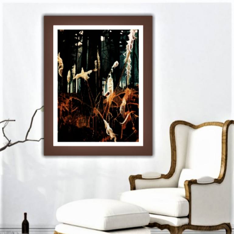 Original Impressionism Landscape Printmaking by Malu Lucas