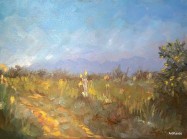 Original Impressionism Landscape Paintings by Janet Dixon