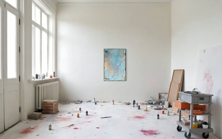 Original Abstract Expressionism Abstract Painting by Amai Galech