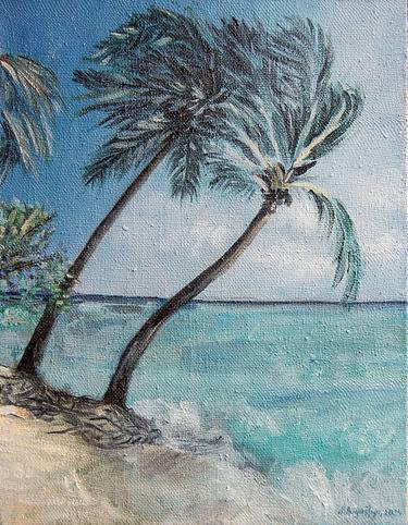 Original Beach Painting by Amelia Augustyn
