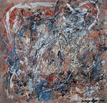 Original Abstract Expressionism Abstract Paintings by Amelia Augustyn