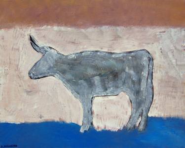 Print of Cows Paintings by Amelia Augustyn