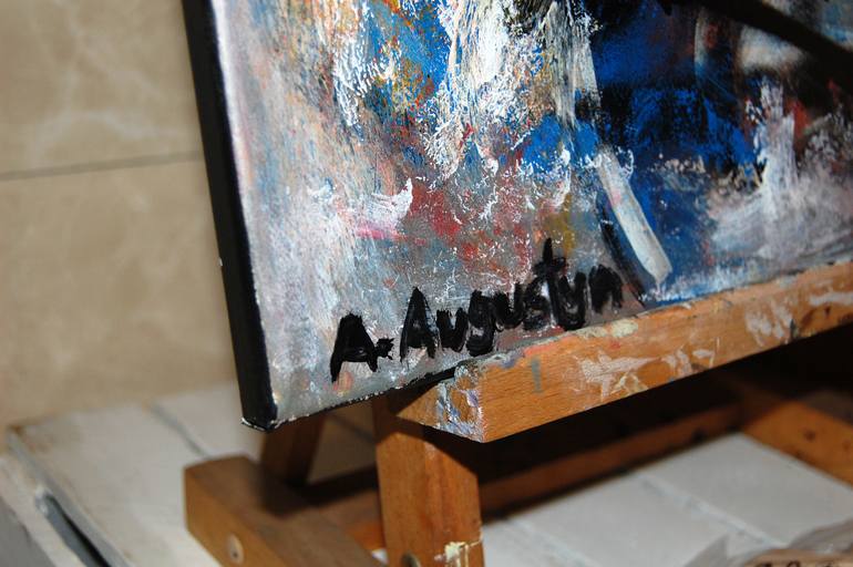 Original Abstract Expressionism Abstract Painting by Amelia Augustyn