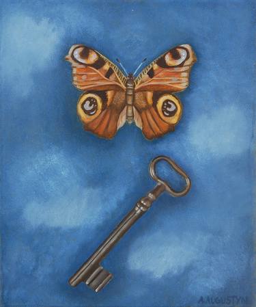 Butterfly and key thumb