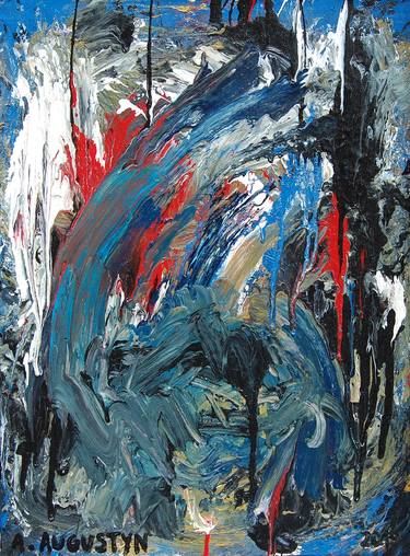 Original Abstract Expressionism Abstract Paintings by Amelia Augustyn