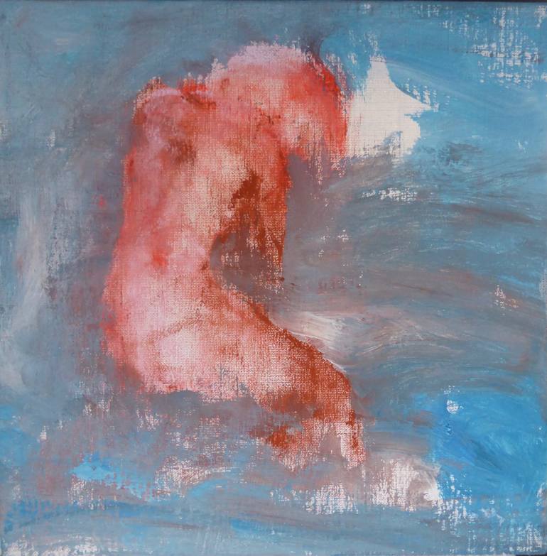 Original Expressionism Body Painting by Kjersti B Sveberg