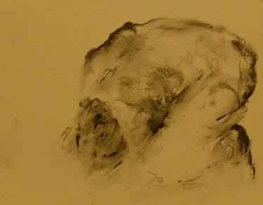 Original Figurative Body Drawings by Kjersti B Sveberg